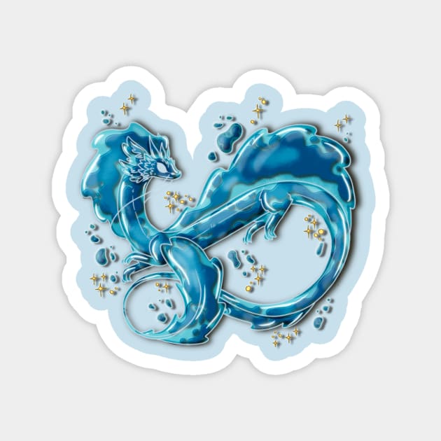 Livs Water Dragon Magnet by Kylieotter