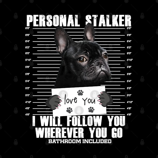 Stalker Frenchie Bulldog Cartoon by USProudness