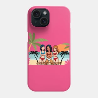 Sunset on the beach Phone Case