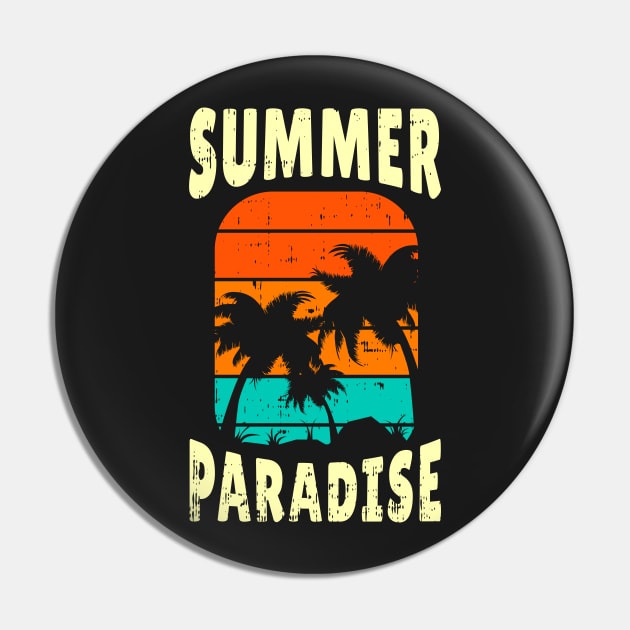 Summer Paradise Pin by D3monic