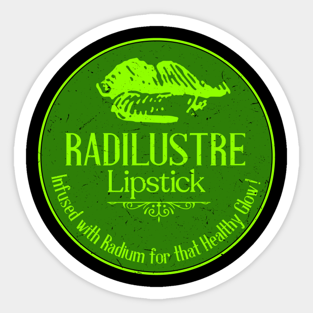 Radium Lipstick - Vintage Retro - Sticker | TeePublic