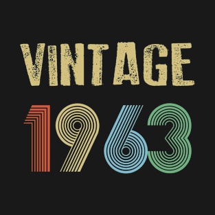 Vintage 1963 Birthday T-Shirt