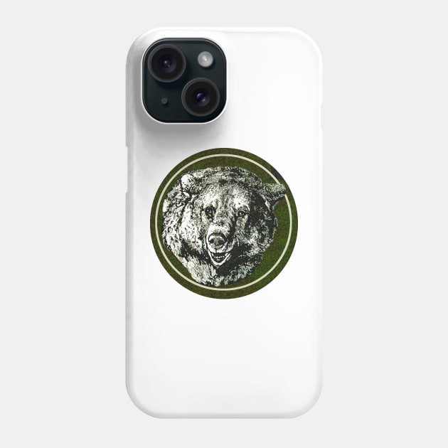 Bear face Phone Case by Marccelus