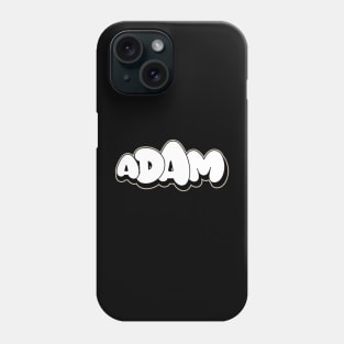 ADAM name graffiti writing bubble letters style Phone Case