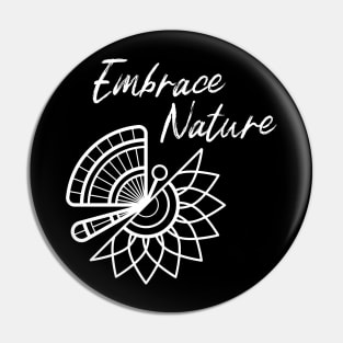 Embrace Nature Card Pin