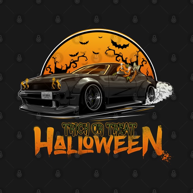 USDM - Challenger Demon Halloween - CarCorner by CarCorner - Automotive Artwork