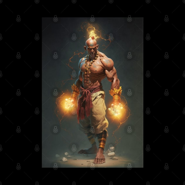 Dhalsim Street Fighter Original Artwork by Labidabop