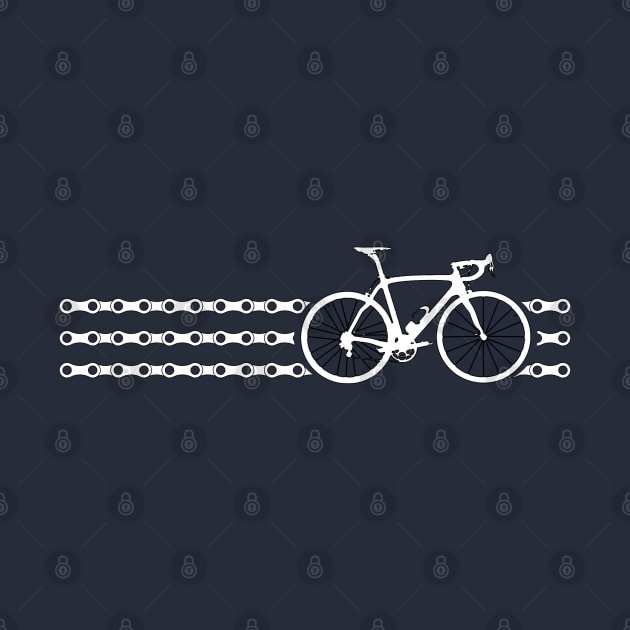 Bike Stripes White x 3 (Chain) by sher00