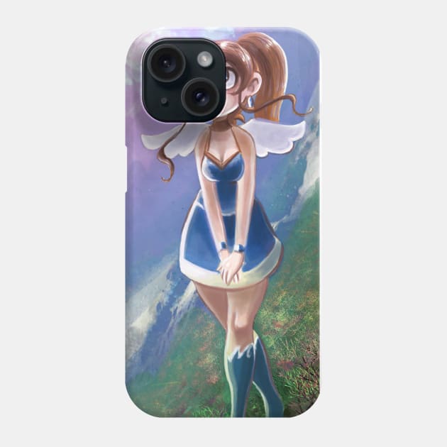 Cute Angel Girl Phone Case by saradaboru