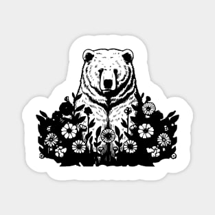 Polar Bear Artwork Illustration Magnet