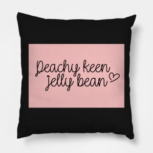 Peachy Keen Jelly Bean Pillow