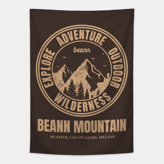 Ireland Hiking, Beann Mountain Hike Tapestry by Eire