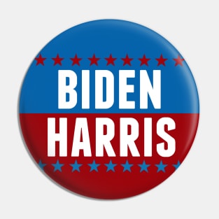 Biden Harris Blue Red Stars Pin