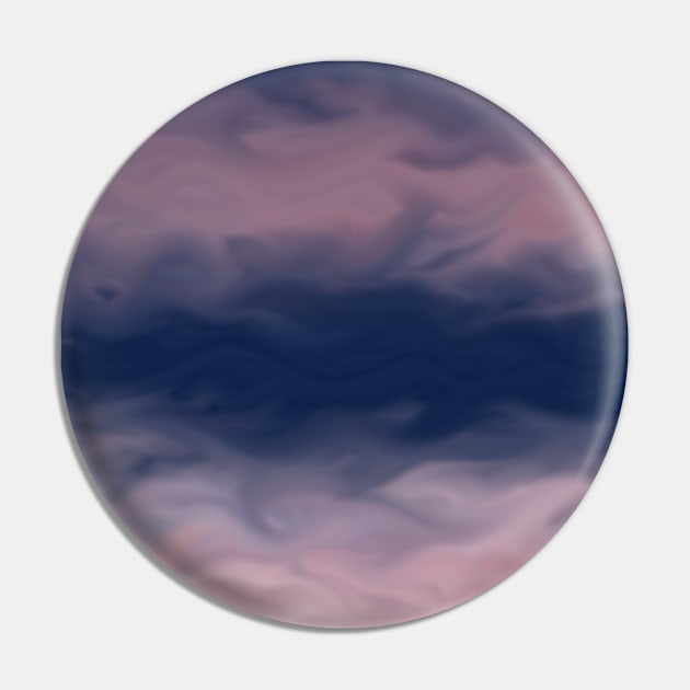 Blush Pink Clouds on a Navy Sky Pin by thesnowwhyte