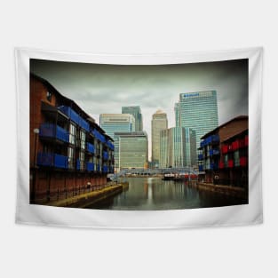 Canary Wharf London Docklands England UK Tapestry