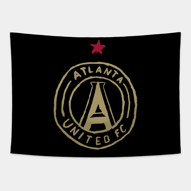 Atlanta Uniteeed fc 21 Tapestry by Very Simple Graph