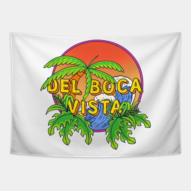 Del Boca Vista - Nature Style Fan Art Design Tapestry by margueritesauvages