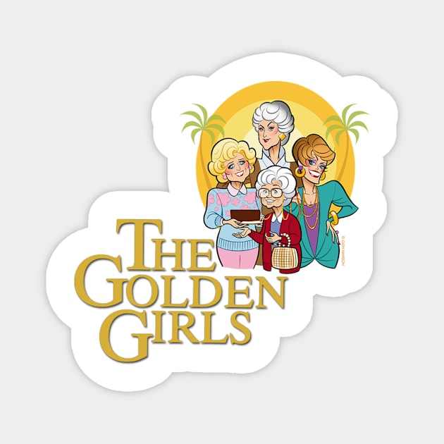 Golden girls Magnet by Sani Creations