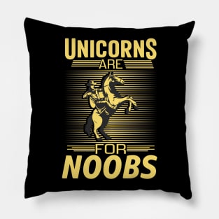 Funny Horse Unicorn Quote Pillow