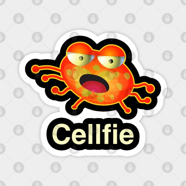 Cute Cellfie Medical Laboratory Scientist Tech Magnet by DanielLiamGill