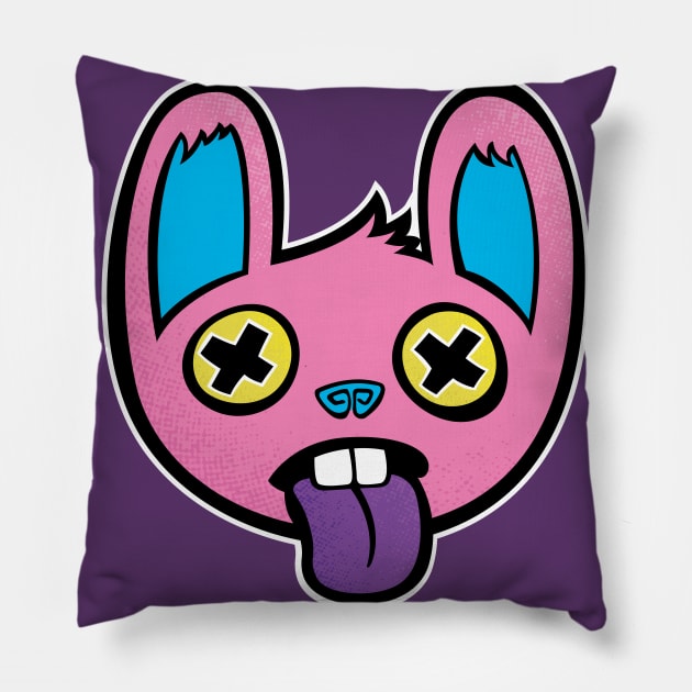 Dead Bunny Pillow by monkeysoup