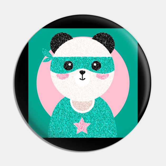 Animal cute Portrait watercollor handcraft Pin by Nandin Putri