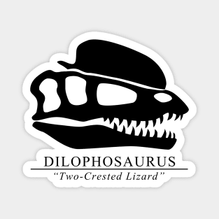 Dilophosaurus Skull Magnet