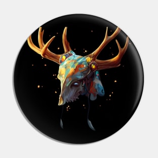 Deer skull Pin