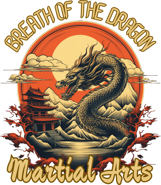 Breath Of The Dragon Martial Arts Kids T-Shirt by The Dream Team