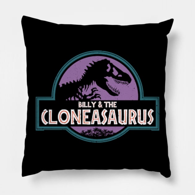 Billy and The Cloneasaurus (Skinner Edition - Worn) [Roufxis -TP] Pillow by Roufxis