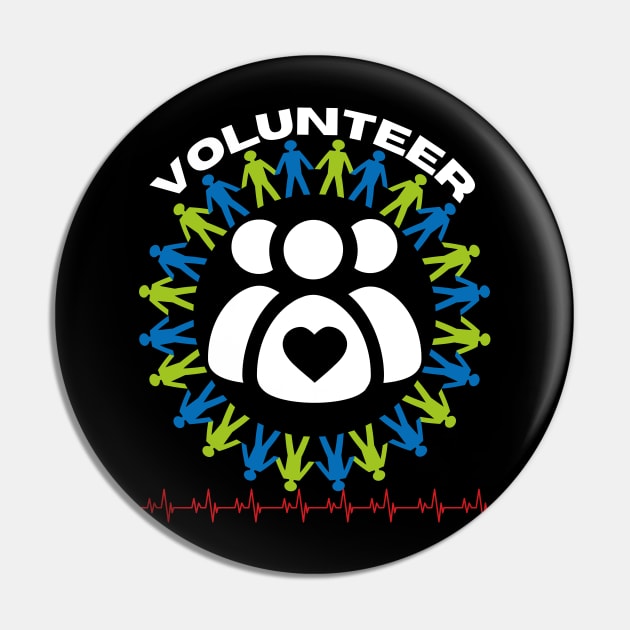 Spread Love with Volunteerism: Inspiring Designs Pin by MagicTrick