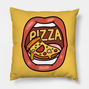 Fast Food Lover, Pizza in your mouth Pillow