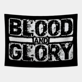 Blood and Glory TShirt Design Tapestry