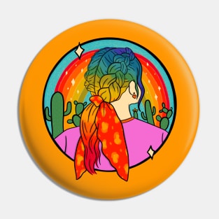 Rainbow Girl Pin