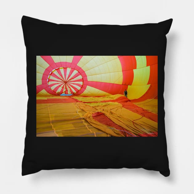 Hot Air Balloon, Yarra Valley, Victoria, Australia. Pillow by VickiWalsh