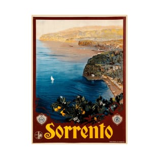 Sorrento, Italy - Vintage Travel Poster Design T-Shirt