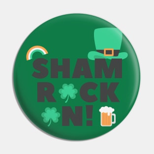 Shamrock On! Pin