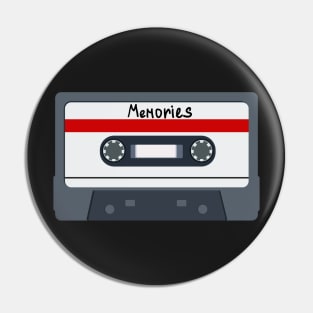 Cassette memories Pin