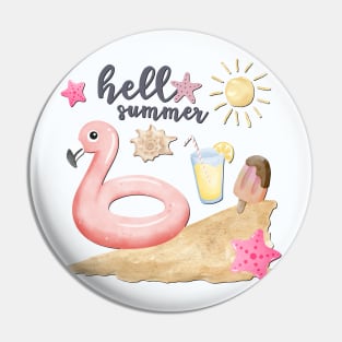 Hello summer Beach summertime Adventure travel lover palm tree sun Pin