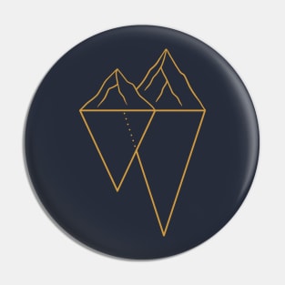 Mountain Reflection Pin