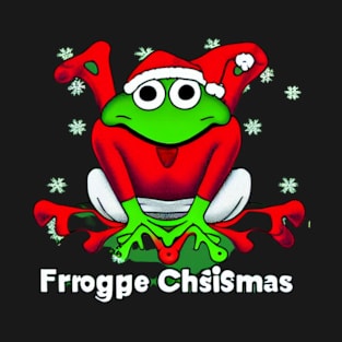 Frog Merry Christmas Mashup T-Shirt