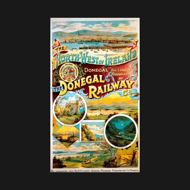 Vintage Travel Poster - Donegal Railway by Starbase79