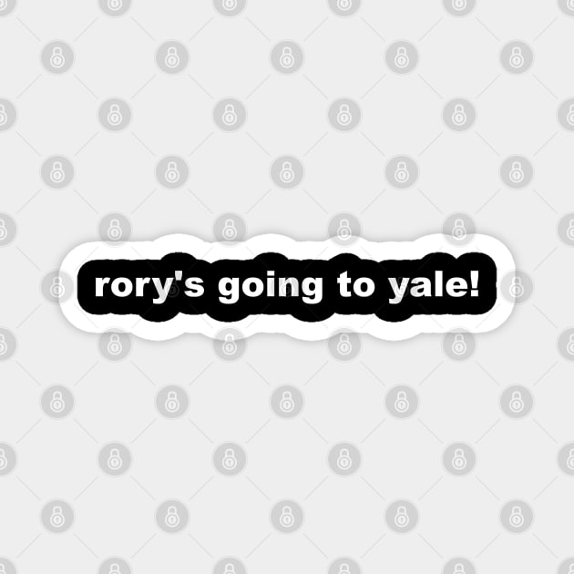 rory's going to yale! Magnet by Stars Hollow Mercantile