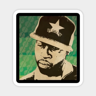 J Dilla // Retro Poster Hiphop Magnet