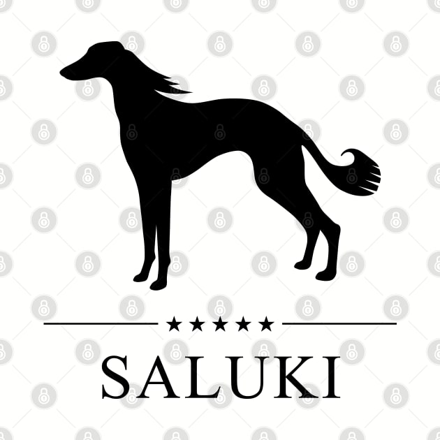 Saluki Black Silhouette by millersye