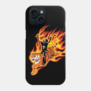 Ride the Tiger on Fire Phone Case