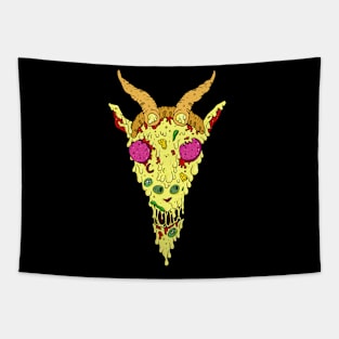 Pizza Goat Tapestry