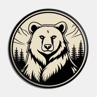 Good Ol Bear Patch with Black Outline - If you used to be a Bear, a Good Old Bear too, you'll find the bestseller critter patch design perfect. Pin