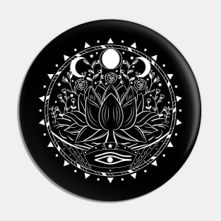 Lotus Flower Mandala Pin