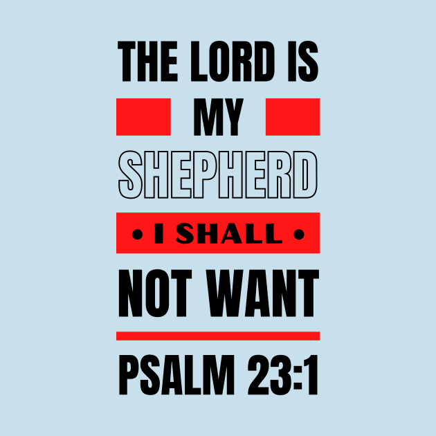 The Lord Is My Shepherd | Bible Verse Psalm 23:1 by All Things Gospel